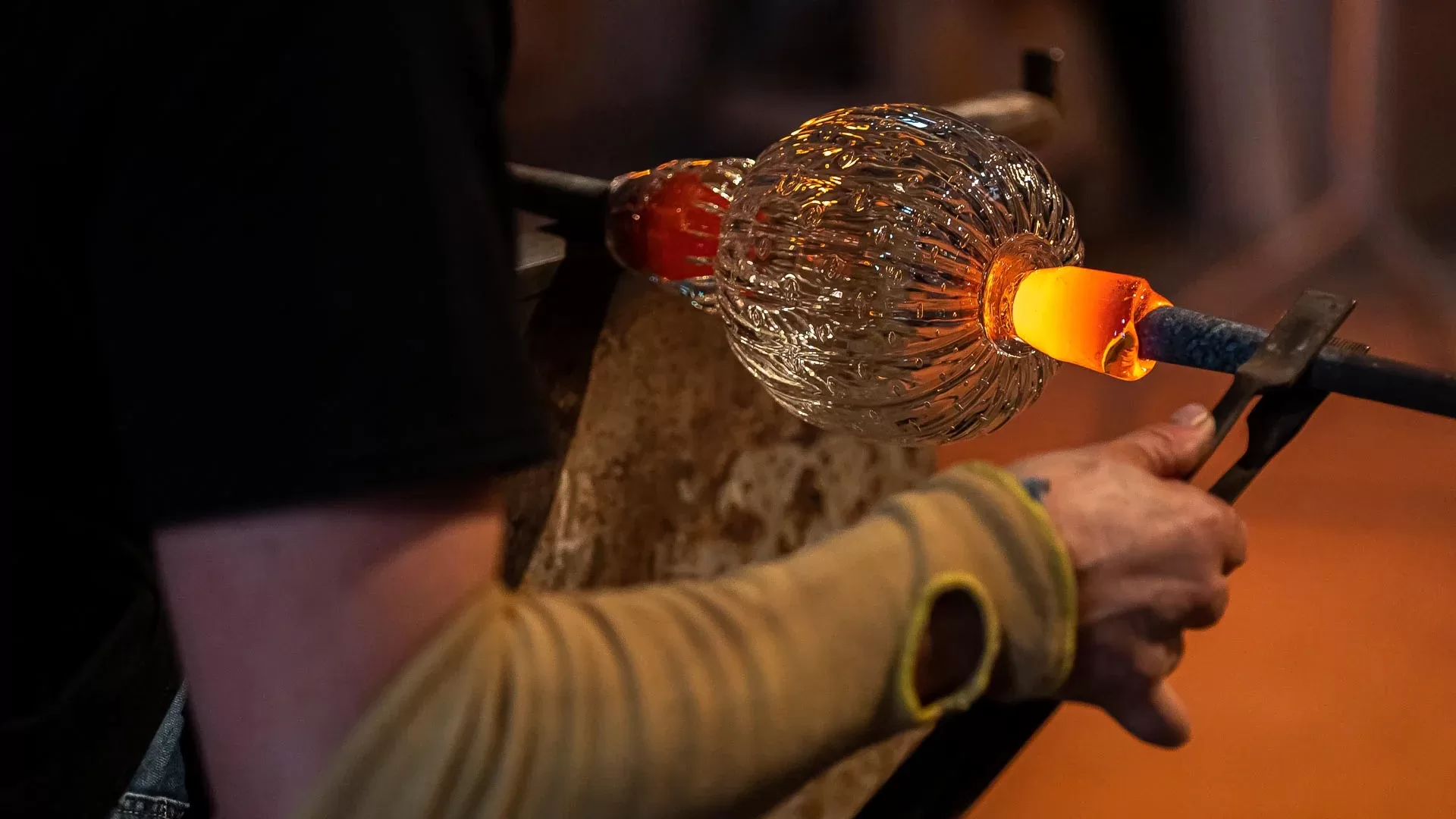 Murano-Glass-Maker-at-Work-Venice