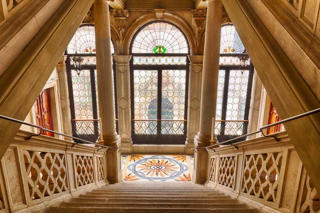 Elegant interior of Palazzo Pisani Moretta in Venice