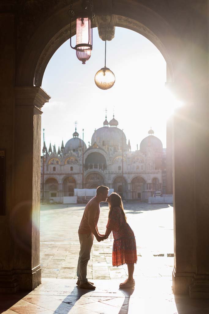 Sunrise at St. Mark's Square in Venice