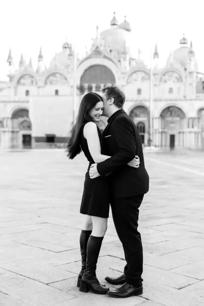 Couple session on a quiet Venice canal